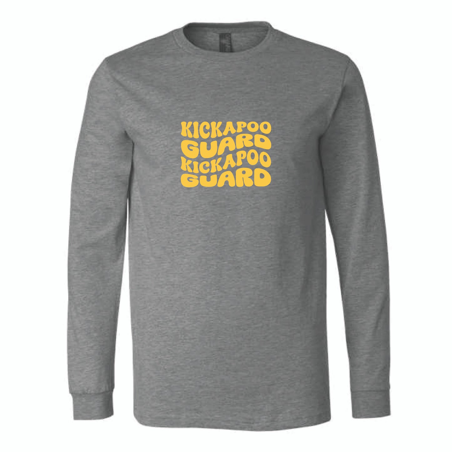 Kickapoo Guard - Bella Canvas Unisex Jersey Long Sleeve Tee 3501