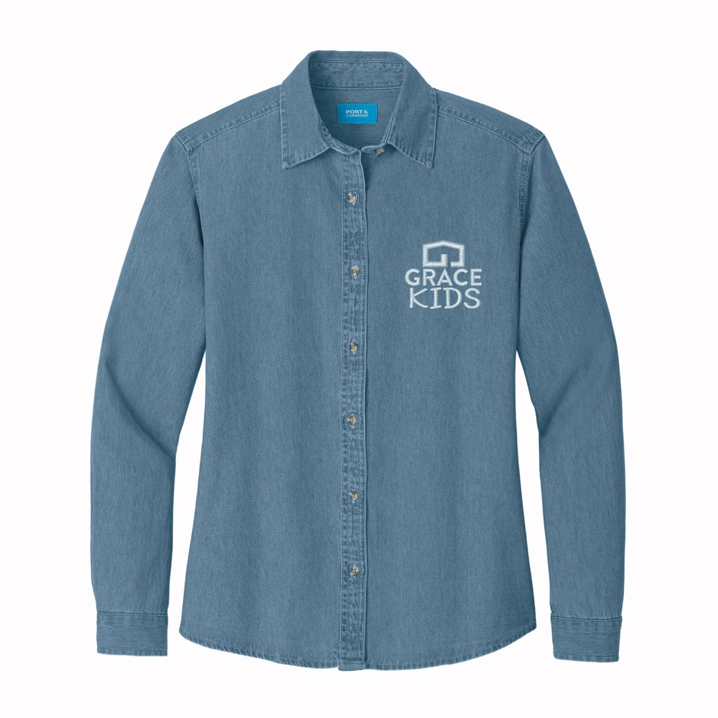 Grace Kids - Women's Button Up Shirt (2 color options)