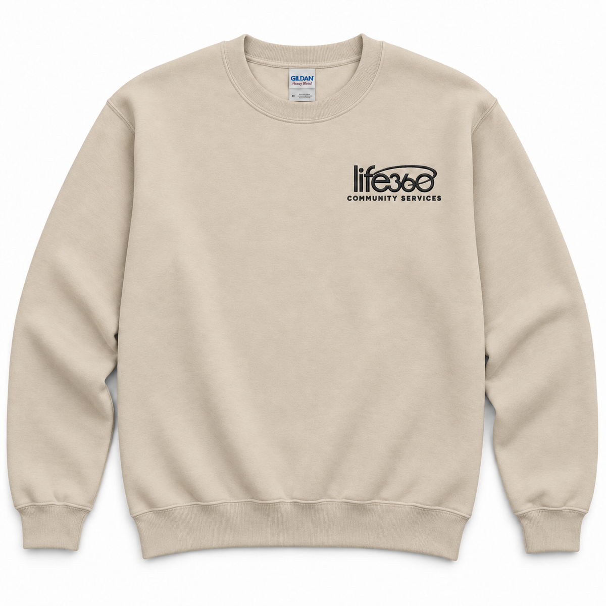 Life360 Gildan 18000 (left chest embroidered) (new)
