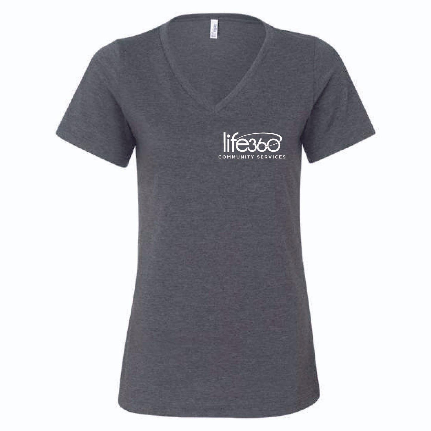 Life 360 Bella Canvas Women’s Jersey V-Neck Tee 6405