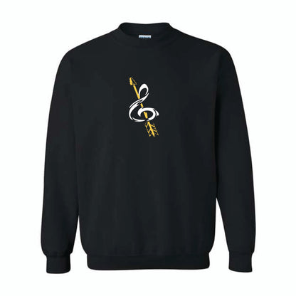 Treble Clef - Gildan Heavy Blend Crewneck Sweatshirt 18000