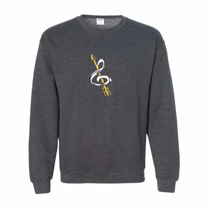 Treble Clef - Gildan Heavy Blend Crewneck Sweatshirt 18000