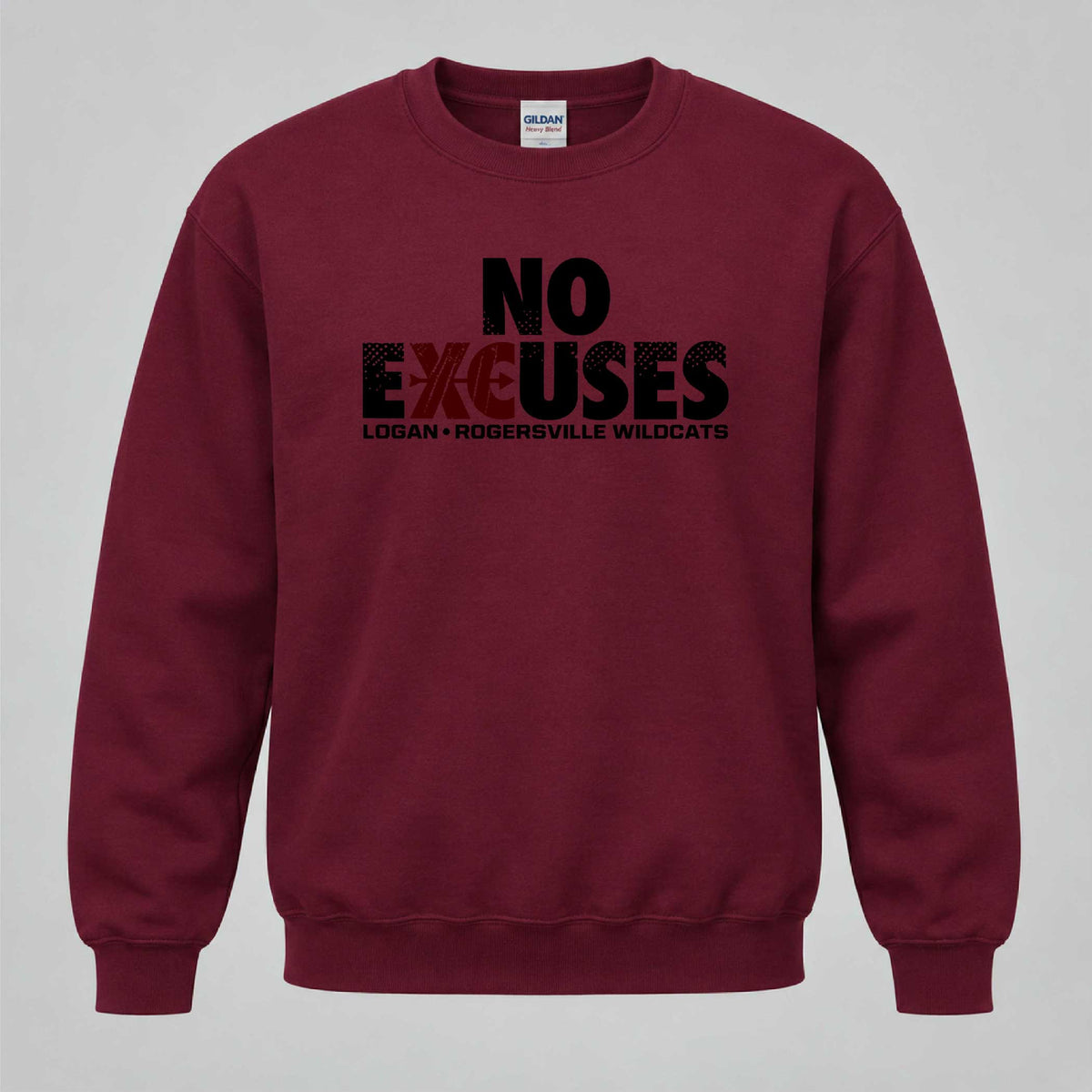 LR NE1 Gildan Heavy Blend Crewneck Sweatshirt - 18000