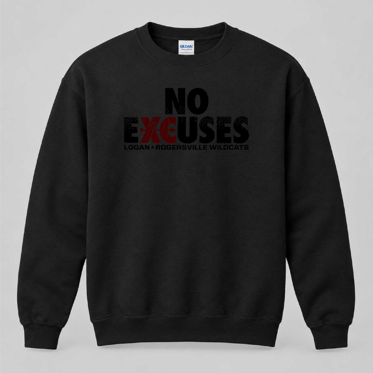 LR NE1 Gildan Heavy Blend Crewneck Sweatshirt - 18000