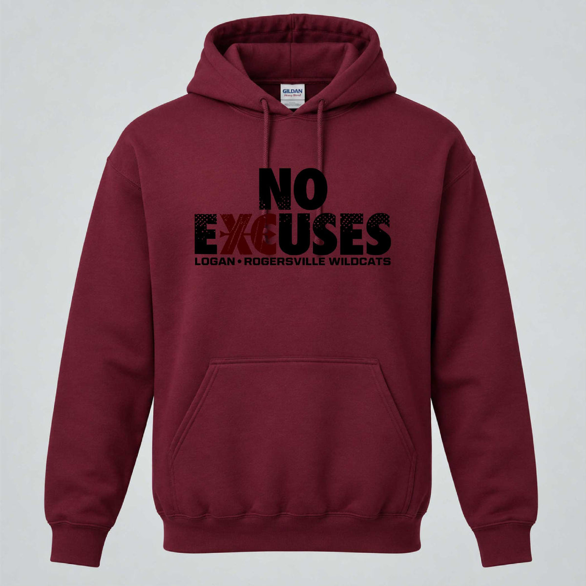 LR NE1 Gildan Heavy Blend Hooded Sweatshirt - 18500