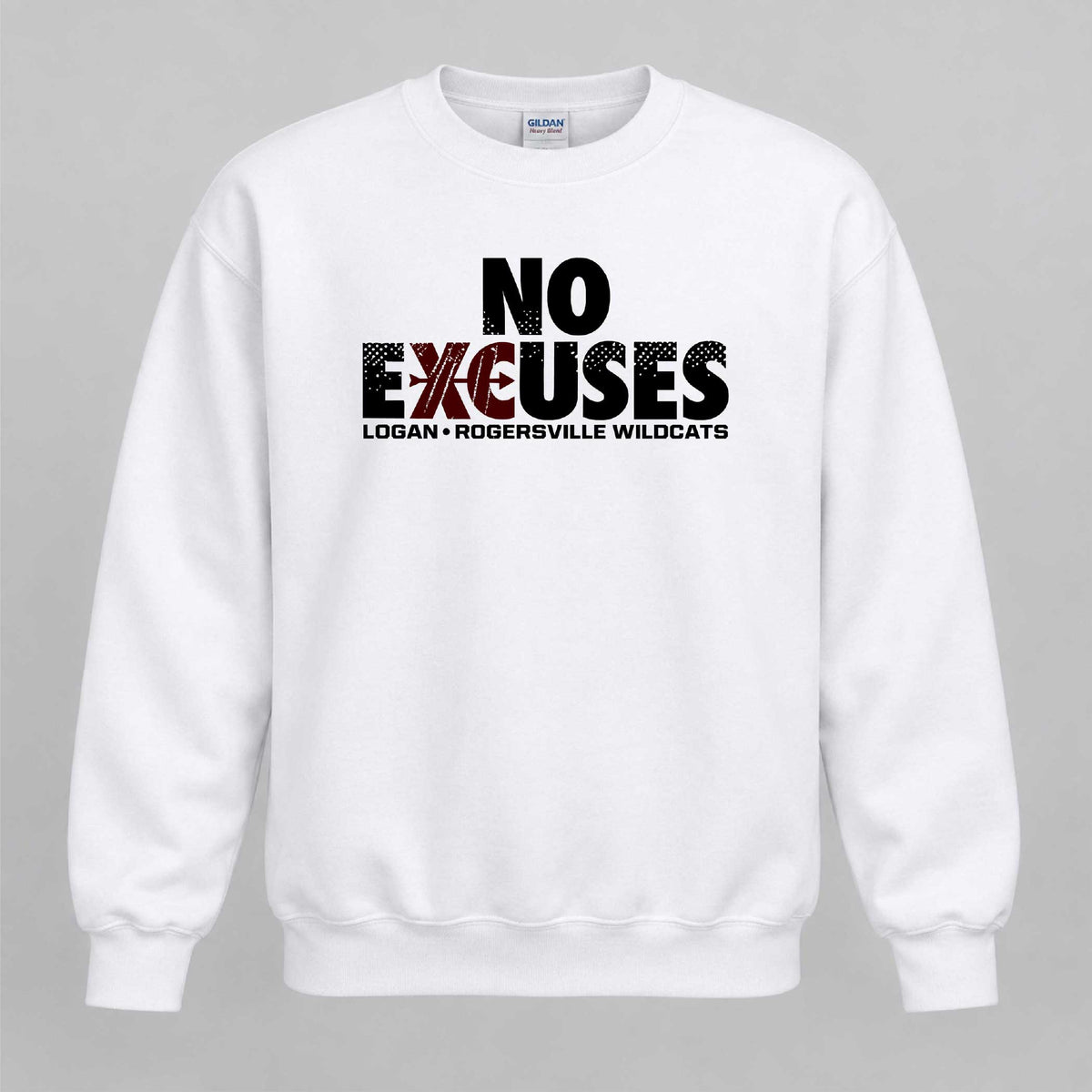 LR NE1 Gildan Heavy Blend Crewneck Sweatshirt - 18000
