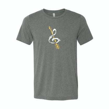 Treble Clef - Bella Canvas 3001 CVC
