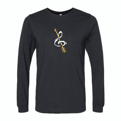 Treble Clef - Bella Canvas Unisex Jersey Long Sleeve Tee 3501