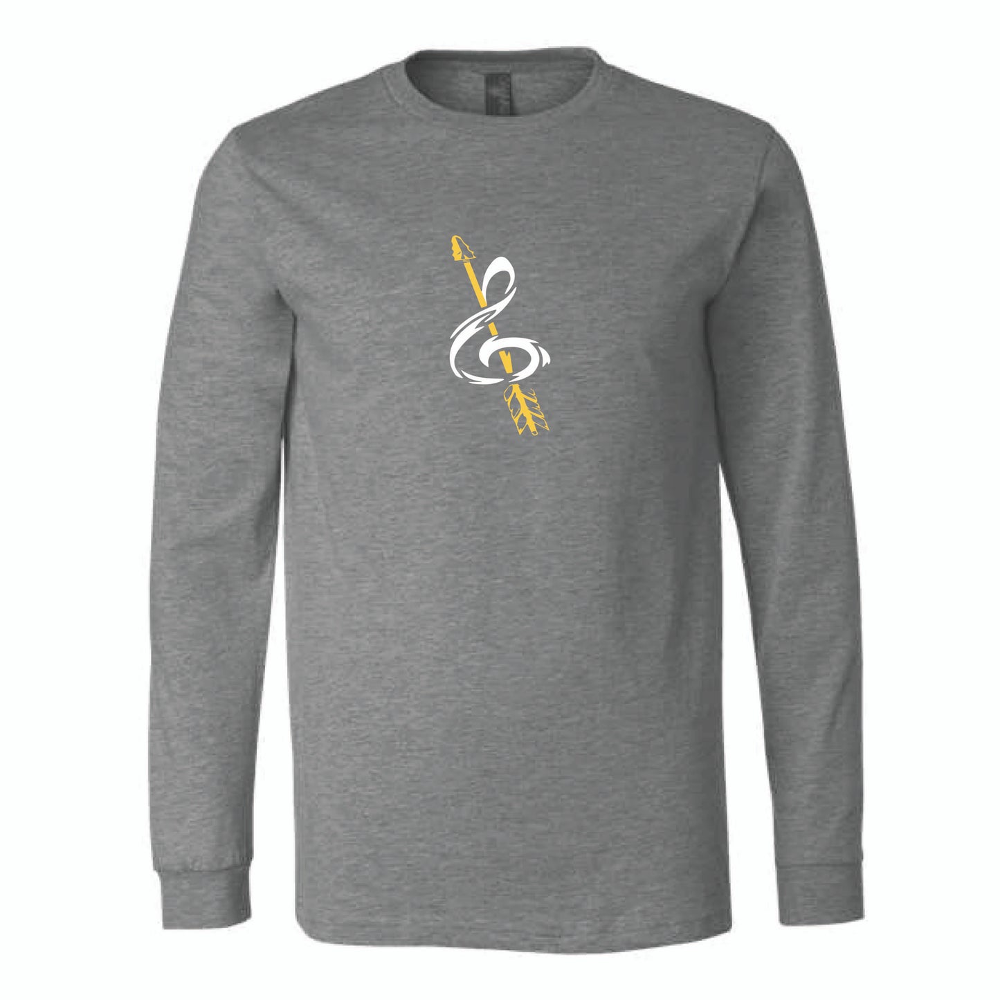 Treble Clef - Bella Canvas Unisex Jersey Long Sleeve Tee 3501