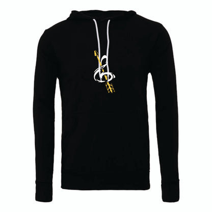Treble Clef - Bella Canvas Unisex Hoodie Sweatshirt 3719