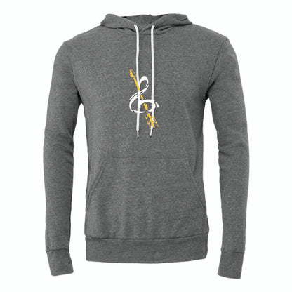 Treble Clef - Bella Canvas Unisex Hoodie Sweatshirt 3719