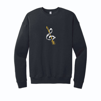 Treble Clef - Bella Canvas Unisex Drop Shoulder Crewneck Sweatshirt 3945