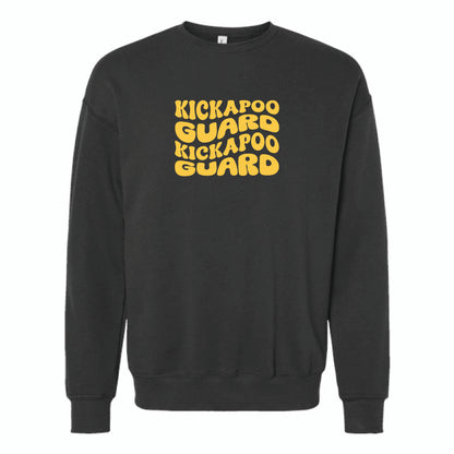 Kickapoo Guard - Bella Canvas Unisex Drop Shoulder Crewneck Sweatshirt 3945