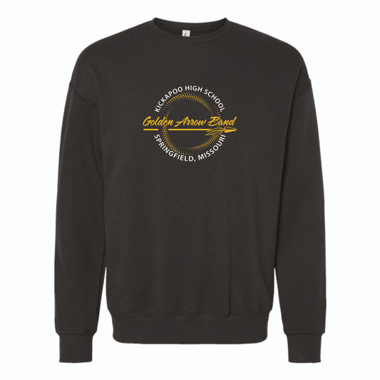 1GAB Round - Bella Canvas Unisex Drop Shoulder Crewneck Sweatshirt 3945