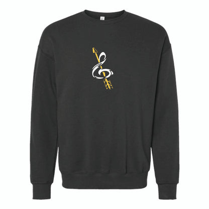 Treble Clef - Bella Canvas Unisex Drop Shoulder Crewneck Sweatshirt 3945