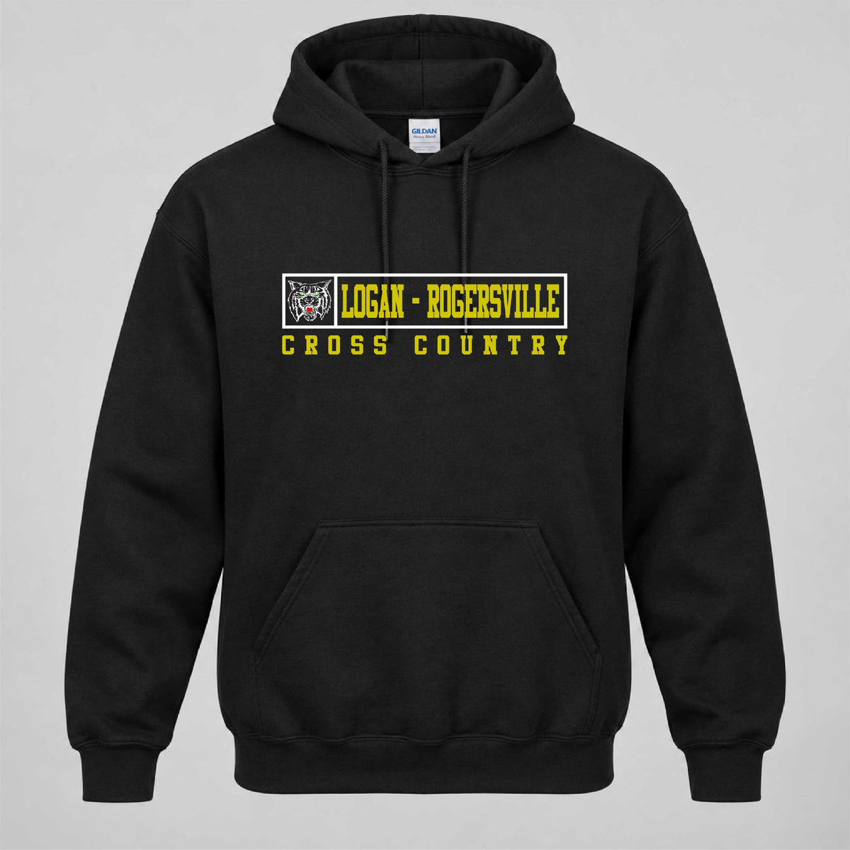 LR NE3 Gildan Heavy Blend Hooded Sweatshirt - 18500