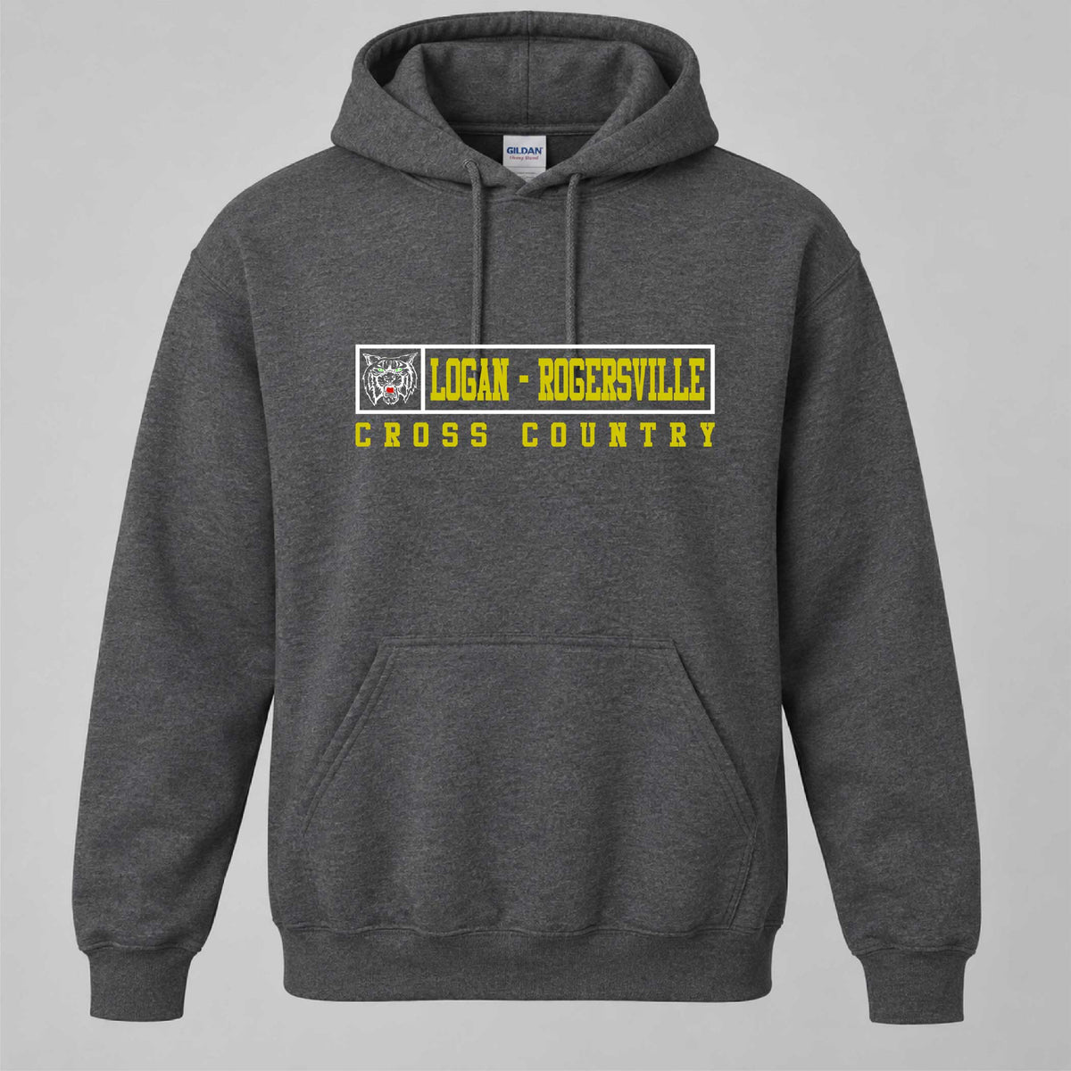 LR NE3 Gildan Heavy Blend Hooded Sweatshirt - 18500