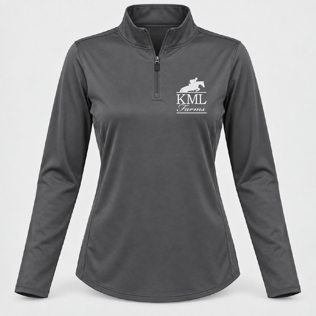 KML Farms AllPro Women's Pro-Lock Performance Quarter-Zip Pullover