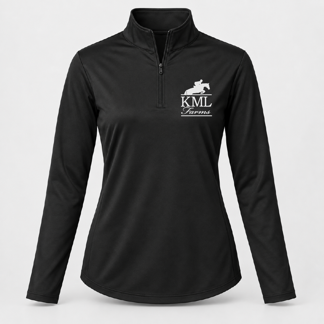 KML Farms AllPro Women's Pro-Lock Performance Quarter-Zip Pullover