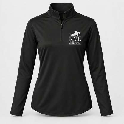 KML Farms AllPro Women's Pro-Lock Performance Quarter-Zip Pullover