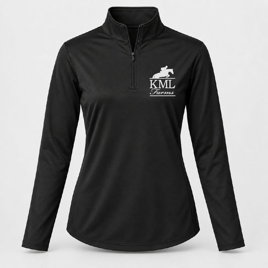 KML Farms AllPro Women's Pro-Lock Performance Quarter-Zip Pullover