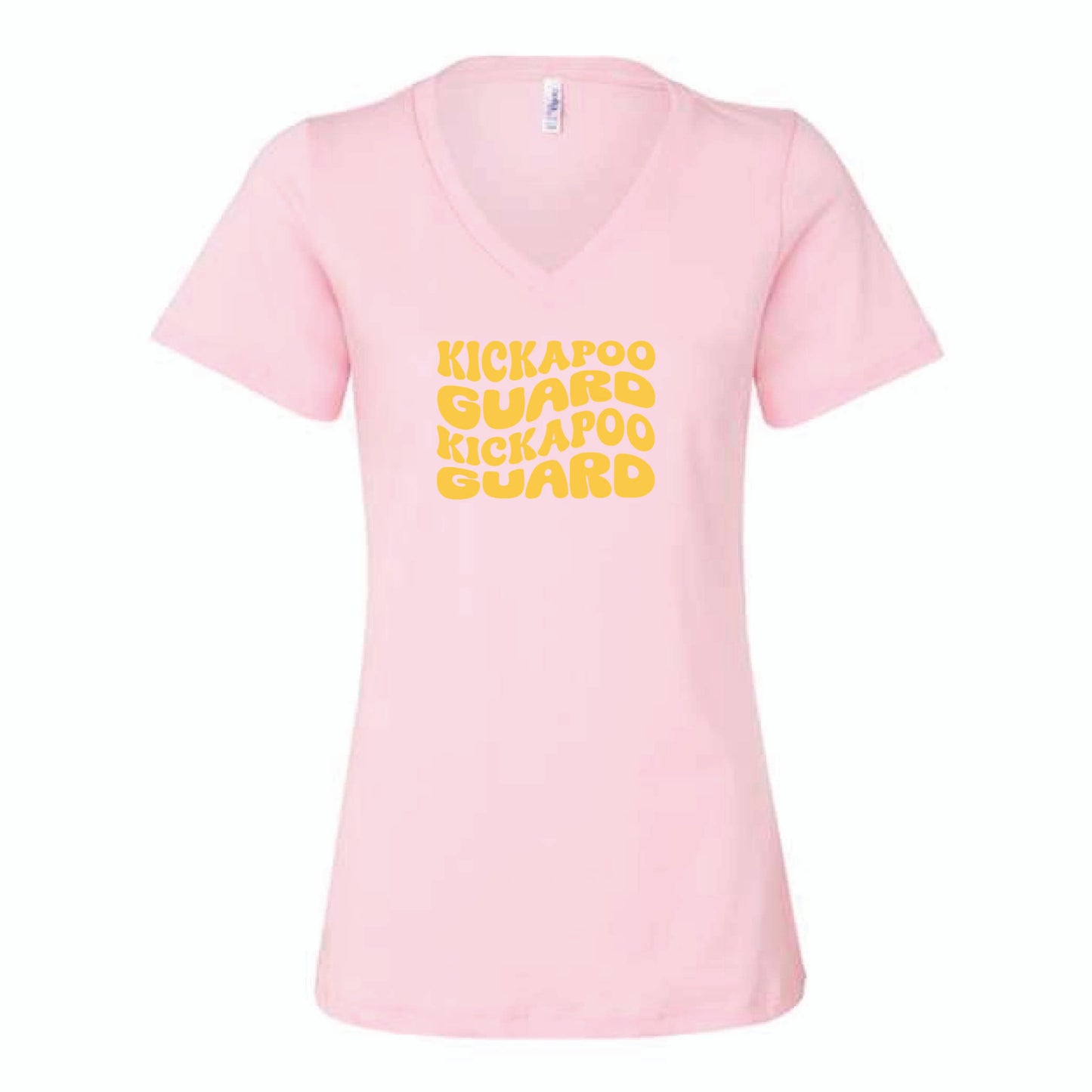 Kickapoo Guard - Bella Canvas Women’s Jersey V-Neck Tee 6405