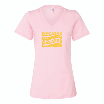 Kickapoo Guard - Bella Canvas Women’s Jersey V-Neck Tee 6405
