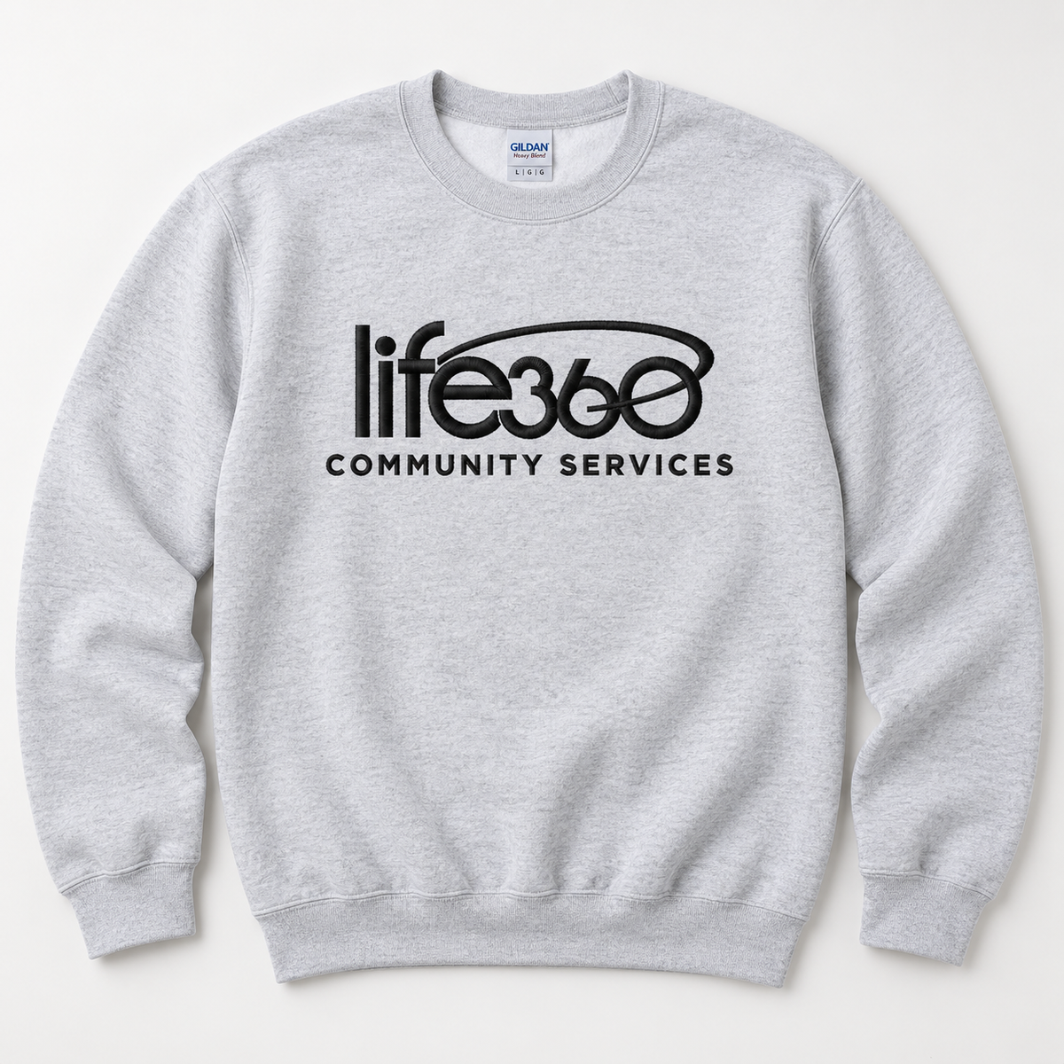 Life360 Gildan 18000 (embroidered) (new)
