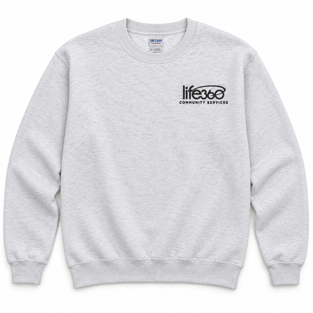 Life360 Gildan 18000 (left chest embroidered) (new)