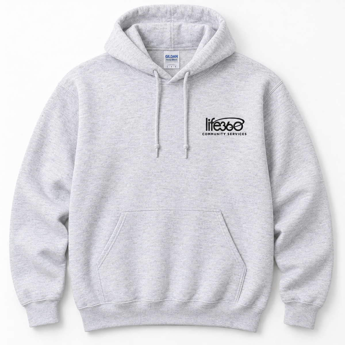 Life360 Gildan 18500 (left chest embroidered) (new)