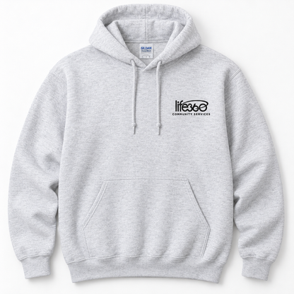 Life360 Gildan 18500 (left chest embroidered) (new)