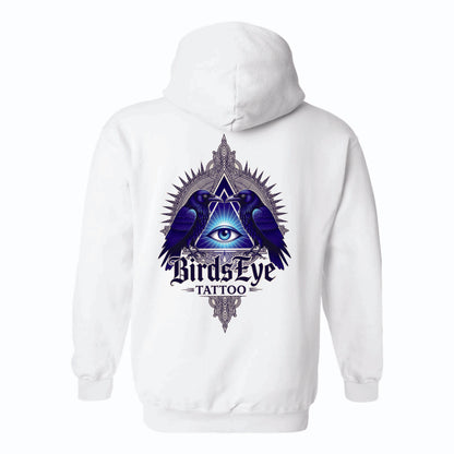 Birds Eye Blue Crow Hoodie