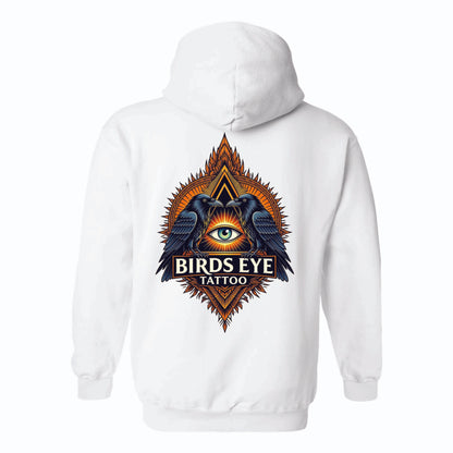 Birds Eye Orange Crow Hoodie