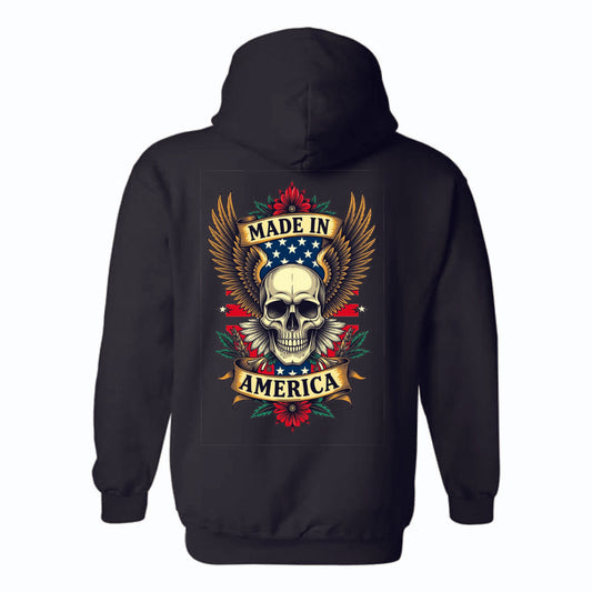 Birds Eye Skull Hoodie