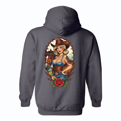 Birds Eye Women Cowboy Hoodie