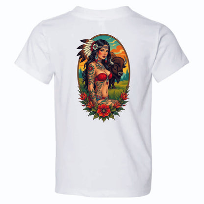 Birds Eye Women with Bison