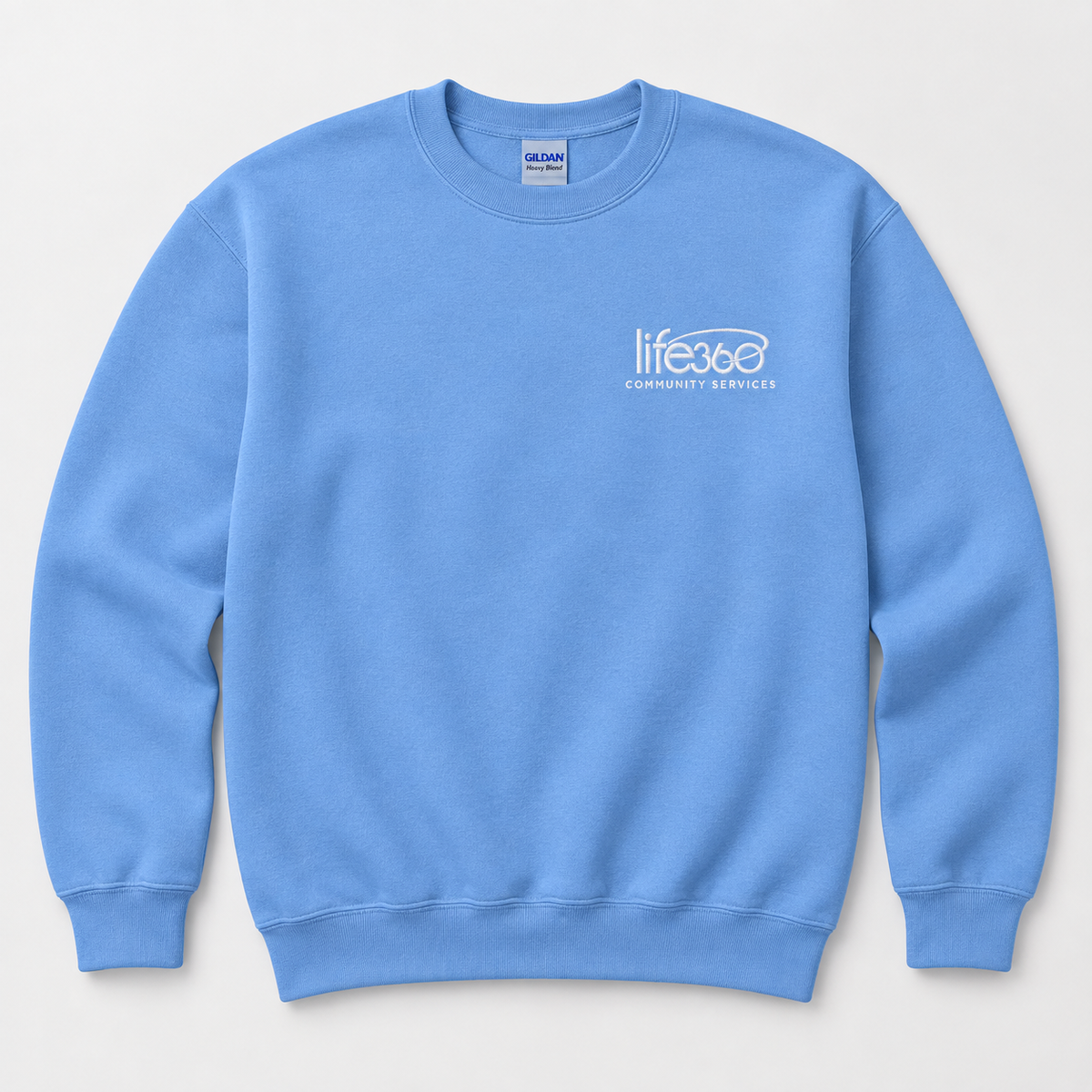 Life360 Gildan 18000 (left chest embroidered) (new)