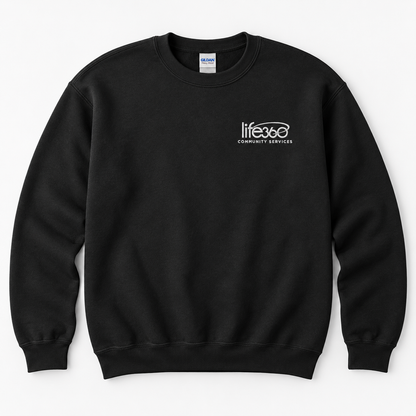 Life360 Gildan 18000 (left chest embroidered) (new)