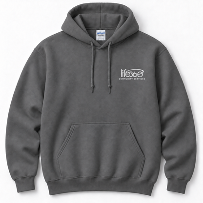Life360 Gildan 18500 (left chest embroidered) (new)