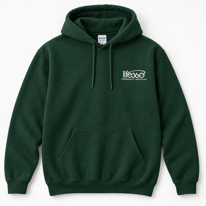 Life360 Gildan 18500 (left chest embroidered) (new)