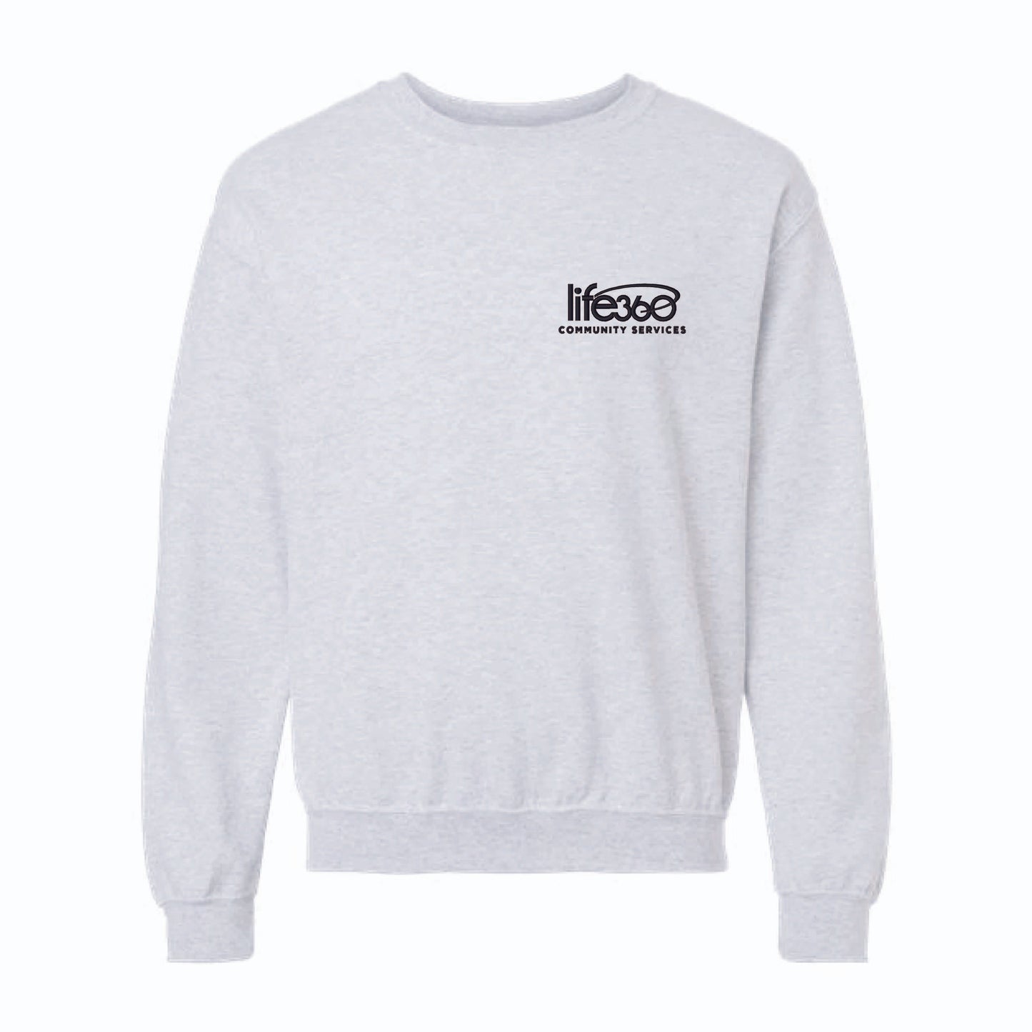 Life360 Gildan 18000 Embroidered Left Chest