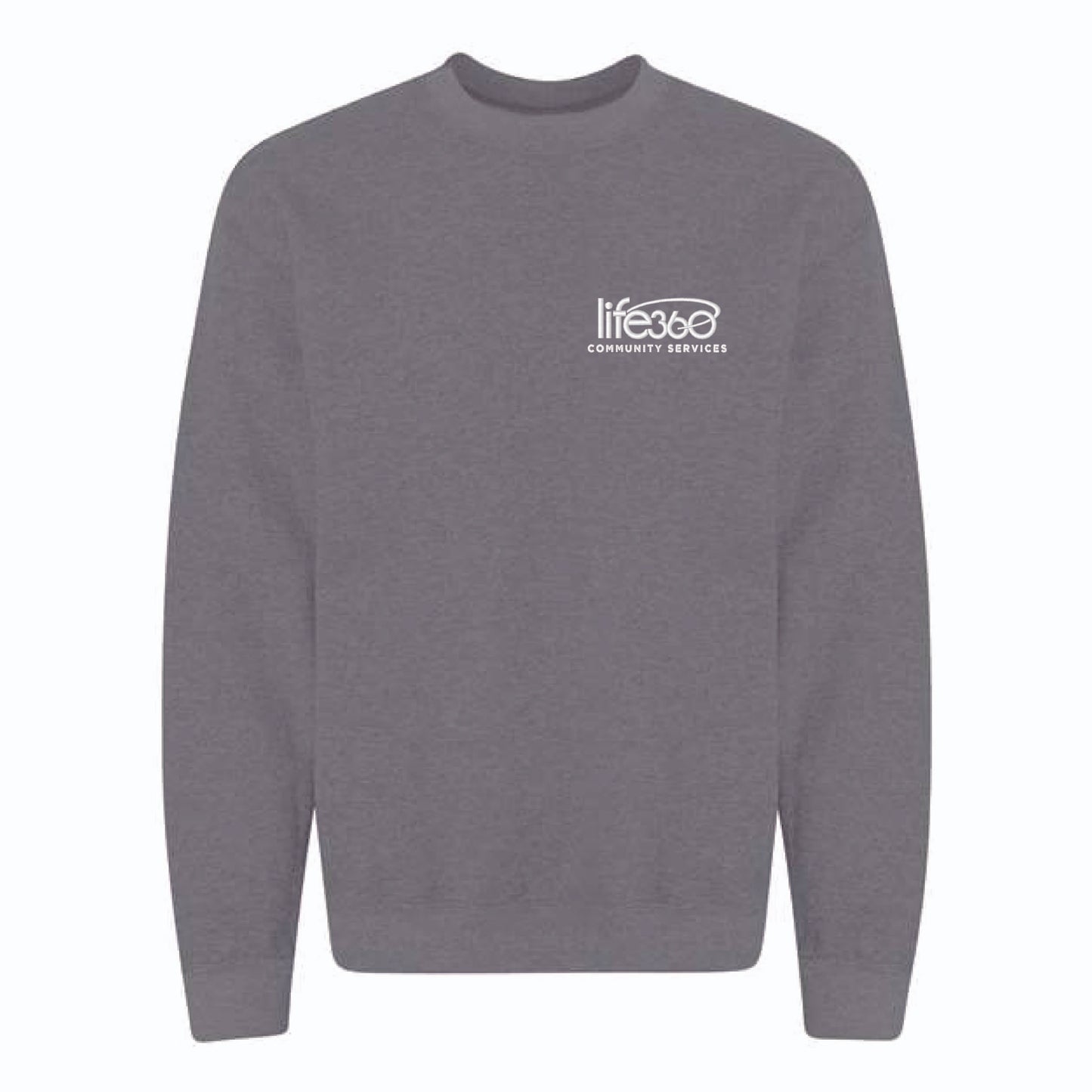 Life360 Gildan 18000 Embroidered Left Chest