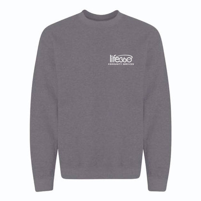 Life360 Gildan 18000 Embroidered Left Chest