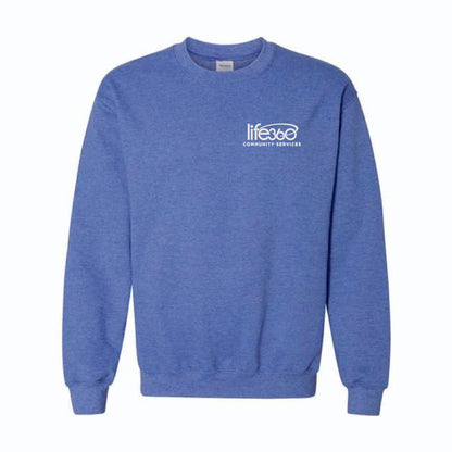 Life360 Gildan 18000 Embroidered Left Chest