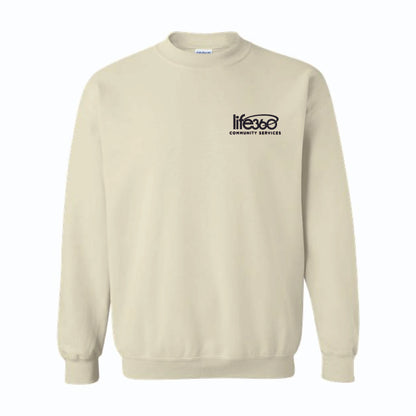 Life360 Gildan 18000 Embroidered Left Chest