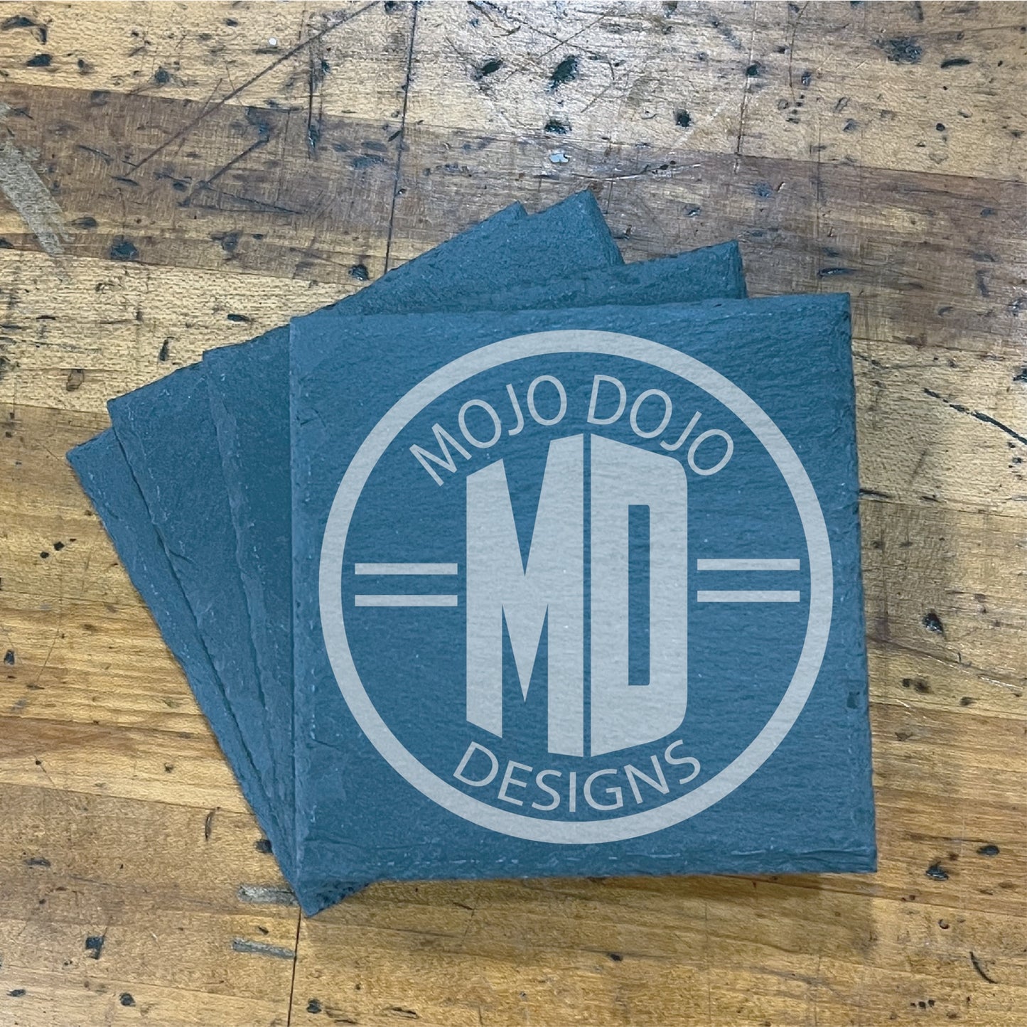 Slate Bar Coasters - Personalized