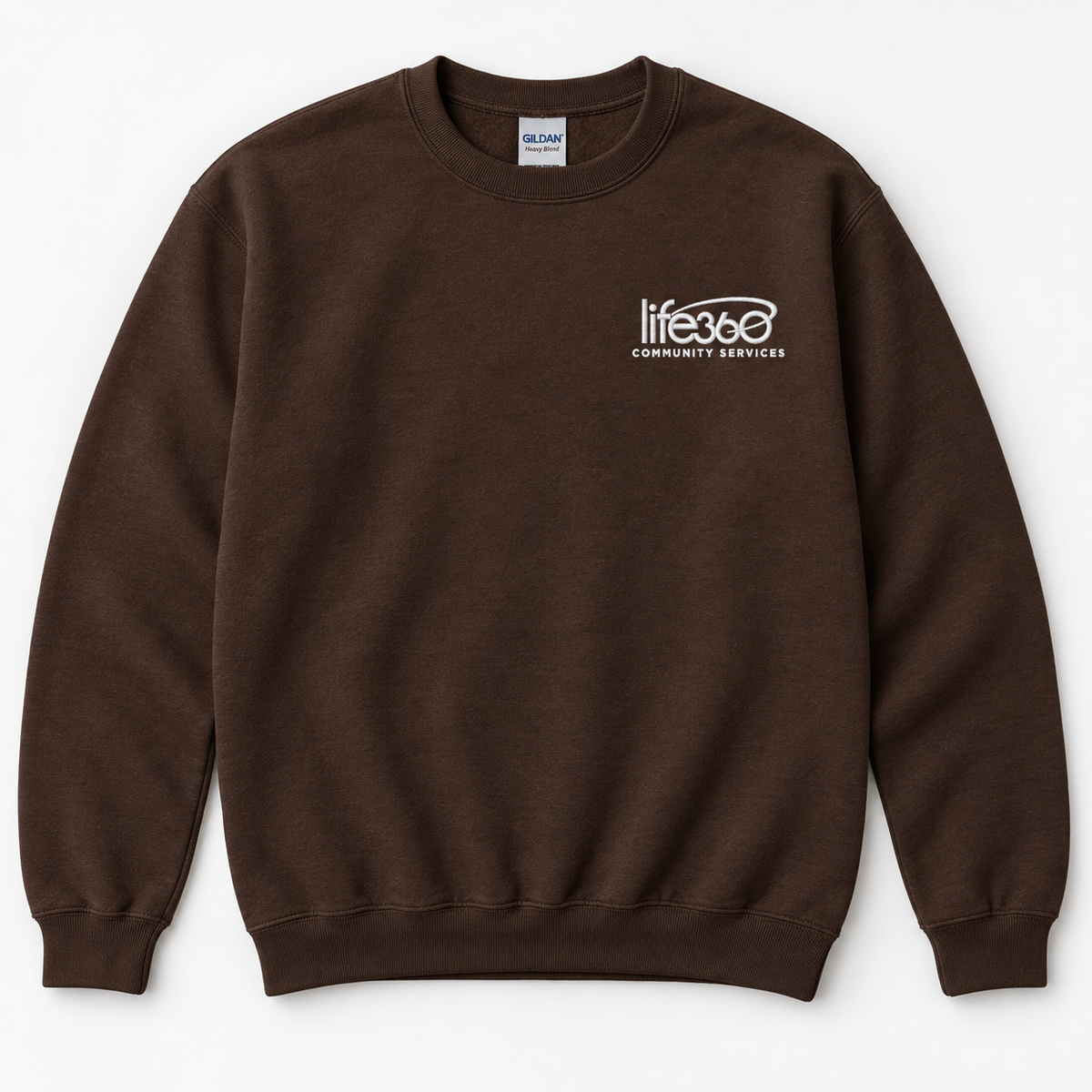 Life360 Gildan 18000 (left chest embroidered) (new)