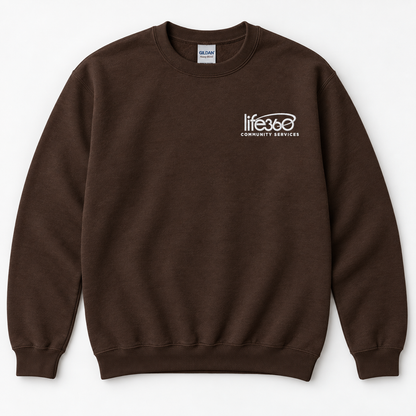 Life360 Gildan 18000 (left chest embroidered) (new)