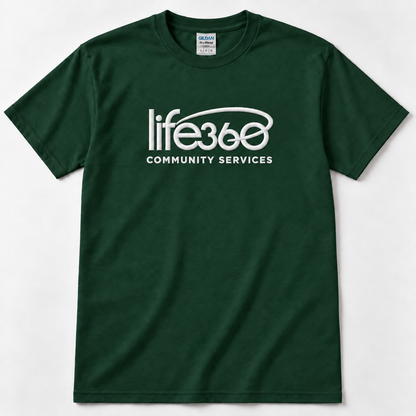 Life360 Full Front Gildan 8000