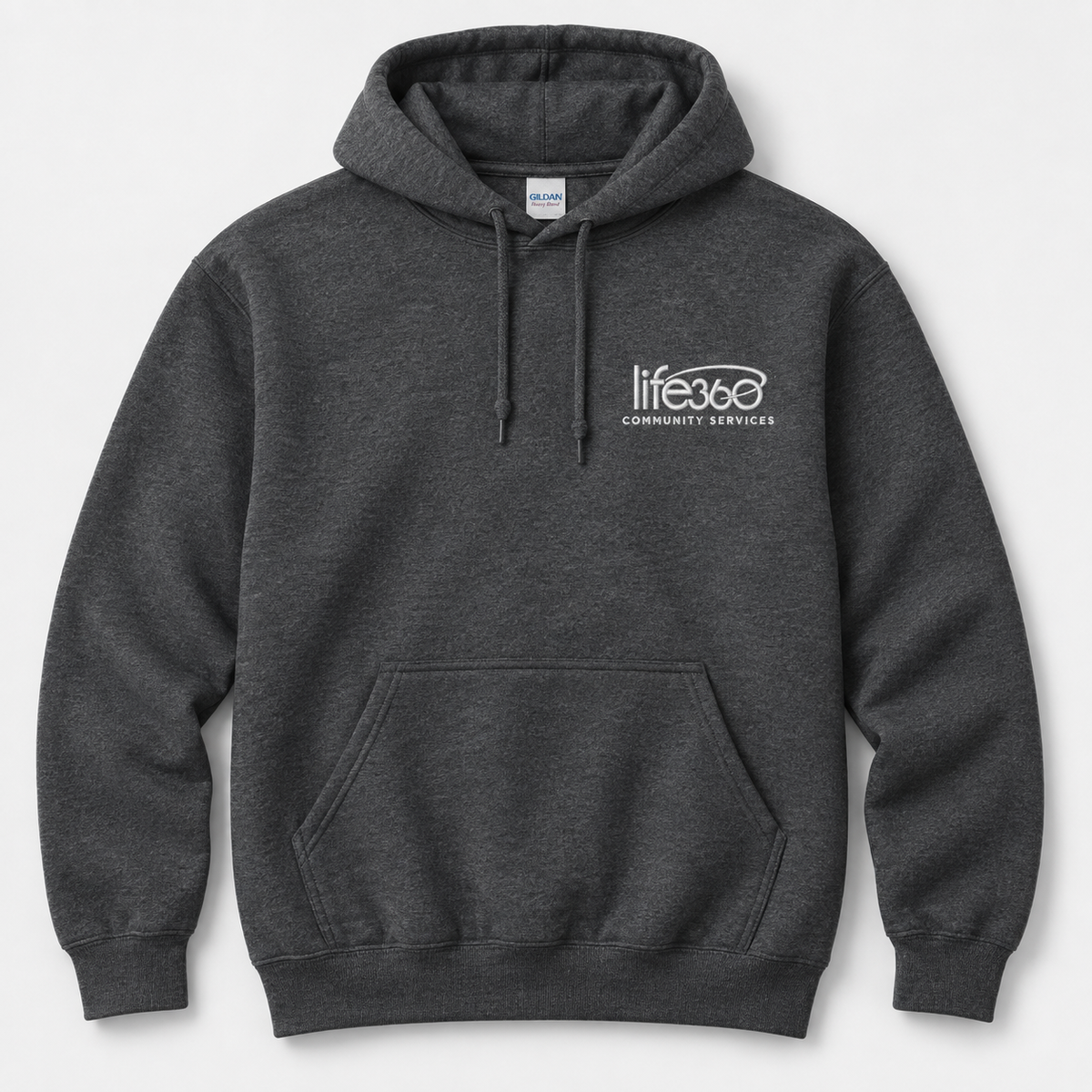 Life360 Gildan 18500 (left chest embroidered) (new)